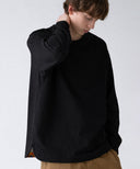 Aged Cotton Flower Hem Long-Sleeve Cut & Sewn
