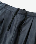 Double Tuck Easy Denim Pants