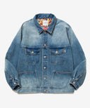 Retro Work Denim Jacket