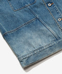 Retro Work Denim Jacket