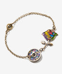Stained Glass Rose Bracelet