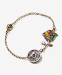 Stained Glass Rose Bracelet