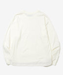 Aged Cotton Flower Hem Long-Sleeve Cut & Sewn