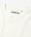 Aged Cotton Flower Hem Long-Sleeve Cut & Sewn