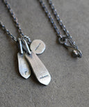 ×ANIKULAPO 1Wheel 2Feather Necklace