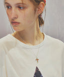 Flower Cross Necklace