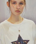 Flower Cross Necklace