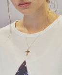 Flower Cross Necklace