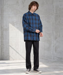 【Pre-Order】 Aster Check Dolman Shirt
