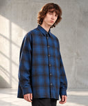 【Pre-Order】 Aster Check Dolman Shirt