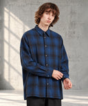 【Pre-Order】 Aster Check Dolman Shirt