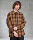 【Pre-Order】 Aster Check Dolman Shirt