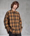 【Pre-Order】 Aster Check Dolman Shirt