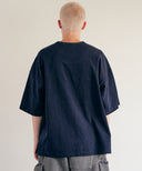 [Pre-order] Loopwheel Pocket Wide Short-sleeved Sweatshirt