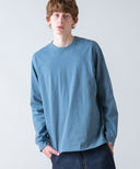 Aged Cotton Flower Hem Long-Sleeve Cut & Sewn