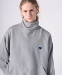 【Pre-Order】High Neck Wide Sweat Shirt