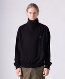 【Pre-Order】High Neck Wide Sweat Shirt
