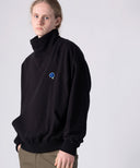 【Pre-Order】High Neck Wide Sweat Shirt