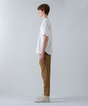 Aged Cotton Flower Hem Short Sleeve Cut and Sew
