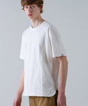 Aged Cotton Flower Hem Short Sleeve Cut and Sew