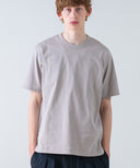 Aged Cotton Flower Hem Short Sleeve Cut and Sew