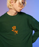 One Rose Wide L/S