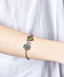 Stained Glass Rose Bracelet