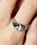 Twist Lily Open Ring