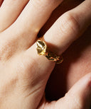 Twist Lily Open Ring
