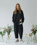× everglouu Contrast Flower Dolman Shirt