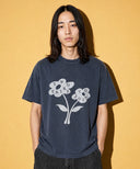 Two Pairs Flower Vintage Wash TEE