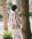 [Pre-Order] Floral Jacquard Utility Jacket