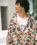 [Pre-Order] Floral Jacquard Utility Jacket