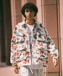 [Pre-Order] Floral Jacquard Utility Jacket