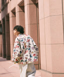 [Pre-Order] Floral Jacquard Utility Jacket