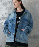 Retro Work Denim Jacket