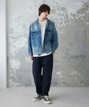 Retro Work Denim Jacket