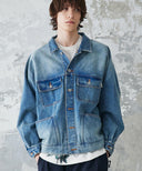 Retro Work Denim Jacket