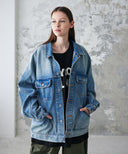 Retro Work Denim Jacket