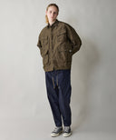 Side Pocket Tapered Rigid Denim