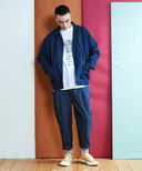 Bulky Wide Denim Pants