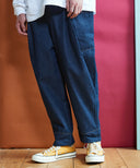 Bulky Wide Denim Pants