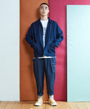 Bulky Wide Denim Pants