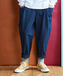 Bulky Wide Denim Pants