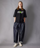 Double Tuck Easy Denim Pants