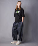 Double Tuck Easy Denim Pants