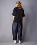 Double Tuck Easy Denim Pants
