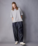 Double Tuck Easy Denim Pants
