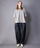Double Tuck Easy Denim Pants