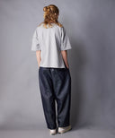 Double Tuck Easy Denim Pants